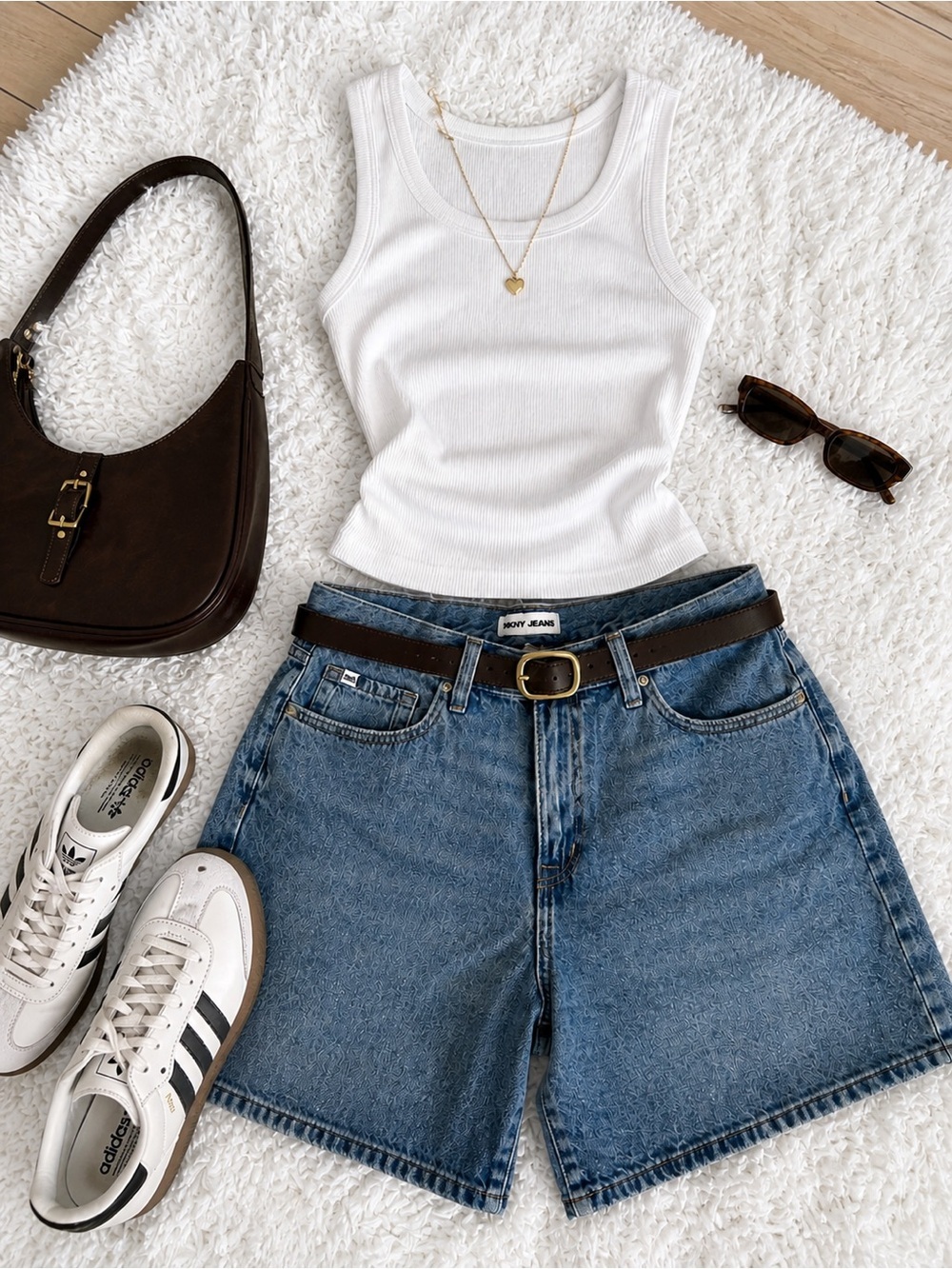 Dkny Blue Denim Shorts